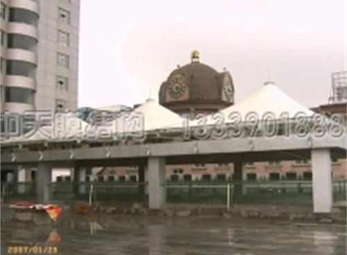 安徽芜湖和平国际大酒店膜结构工程